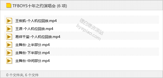 TFBOYS十年之约演唱会 - 理白嫖资源站-音乐资源专区论坛-免费资源分享-理白嫖资源站