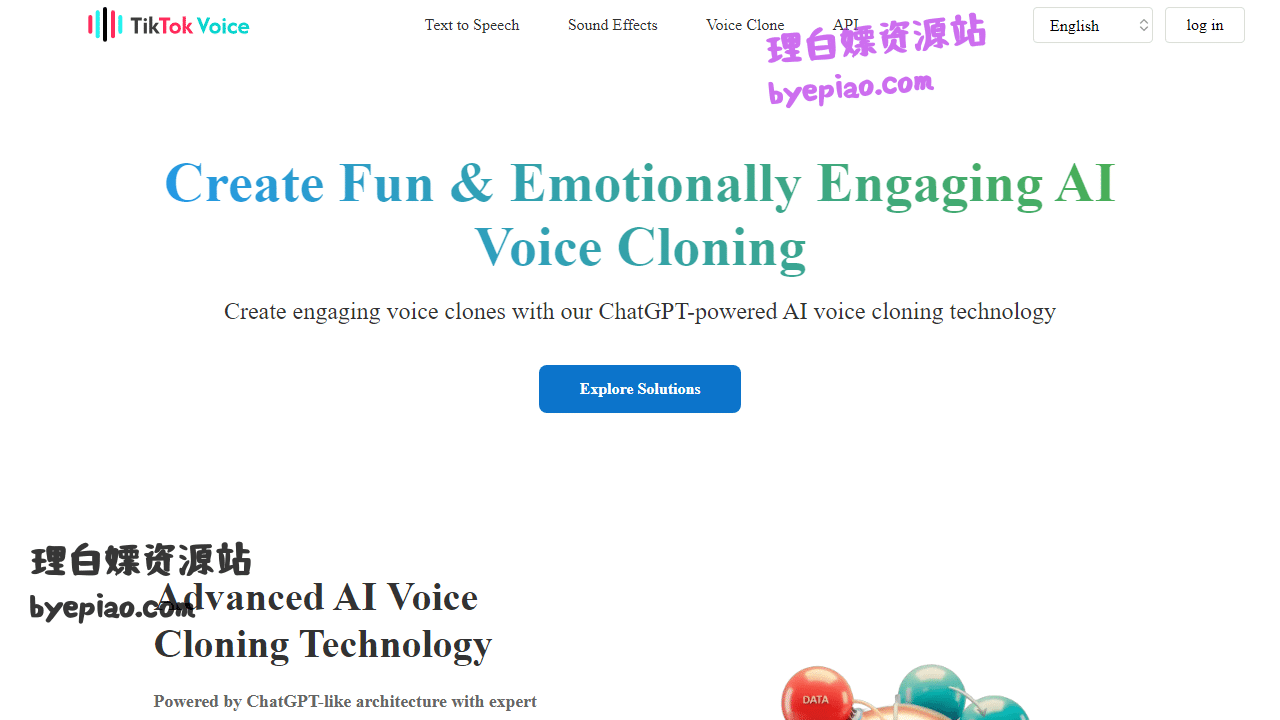 人工智能网站截图 - AI Voice Cloning: Create Engaging Content for ...