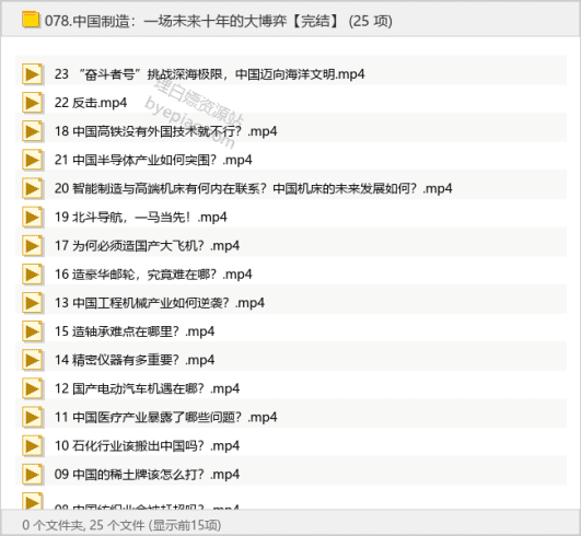 中国制造：一场未来十年的大博弈【完结】-理白嫖资源站