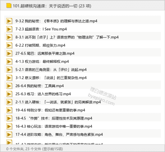 超硬核沟通课：关于说话的一切-理白嫖资源站