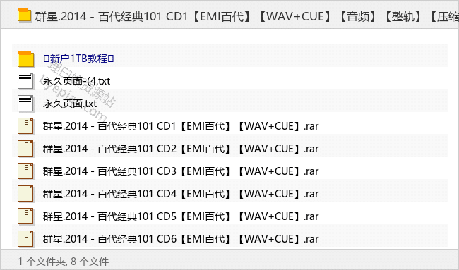 群星.2014 - 百代经典101 CD1【EMI百代】【WAV+CUE】【整轨】