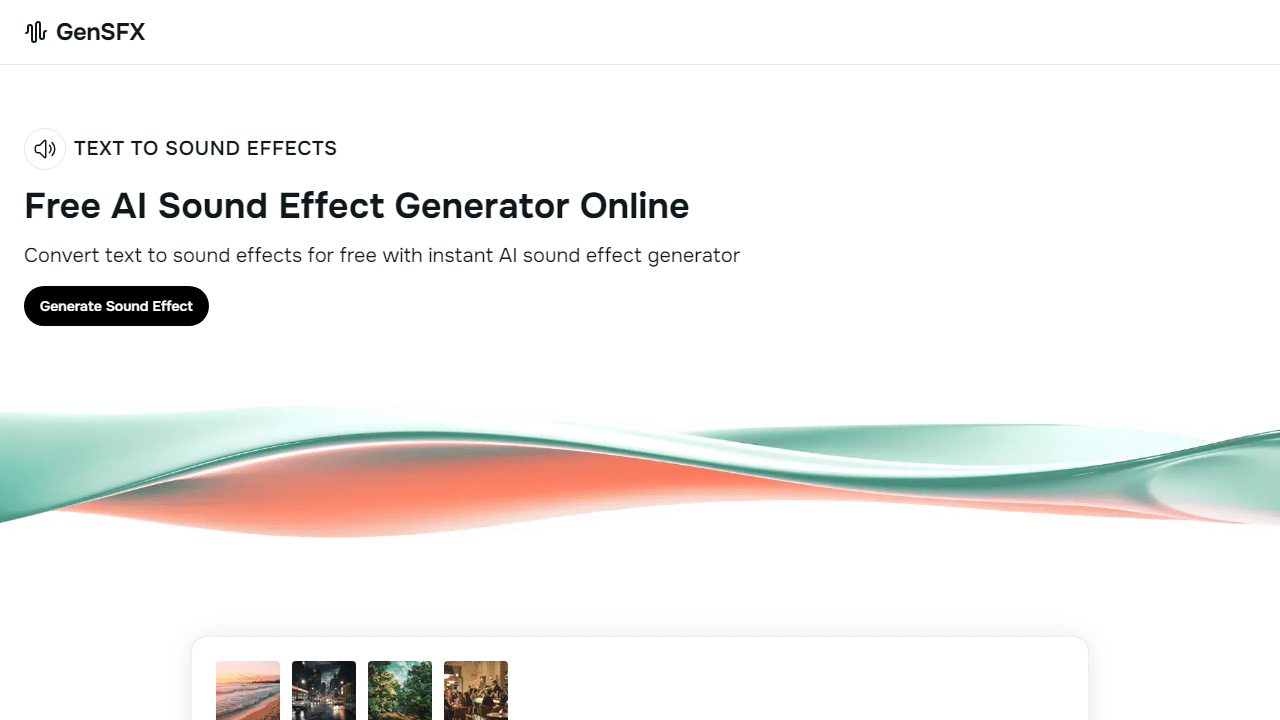免费在线AI音效生成器GenSFX：革新您的声音创作体验 - 理白嫖资源站-理白嫖资源站