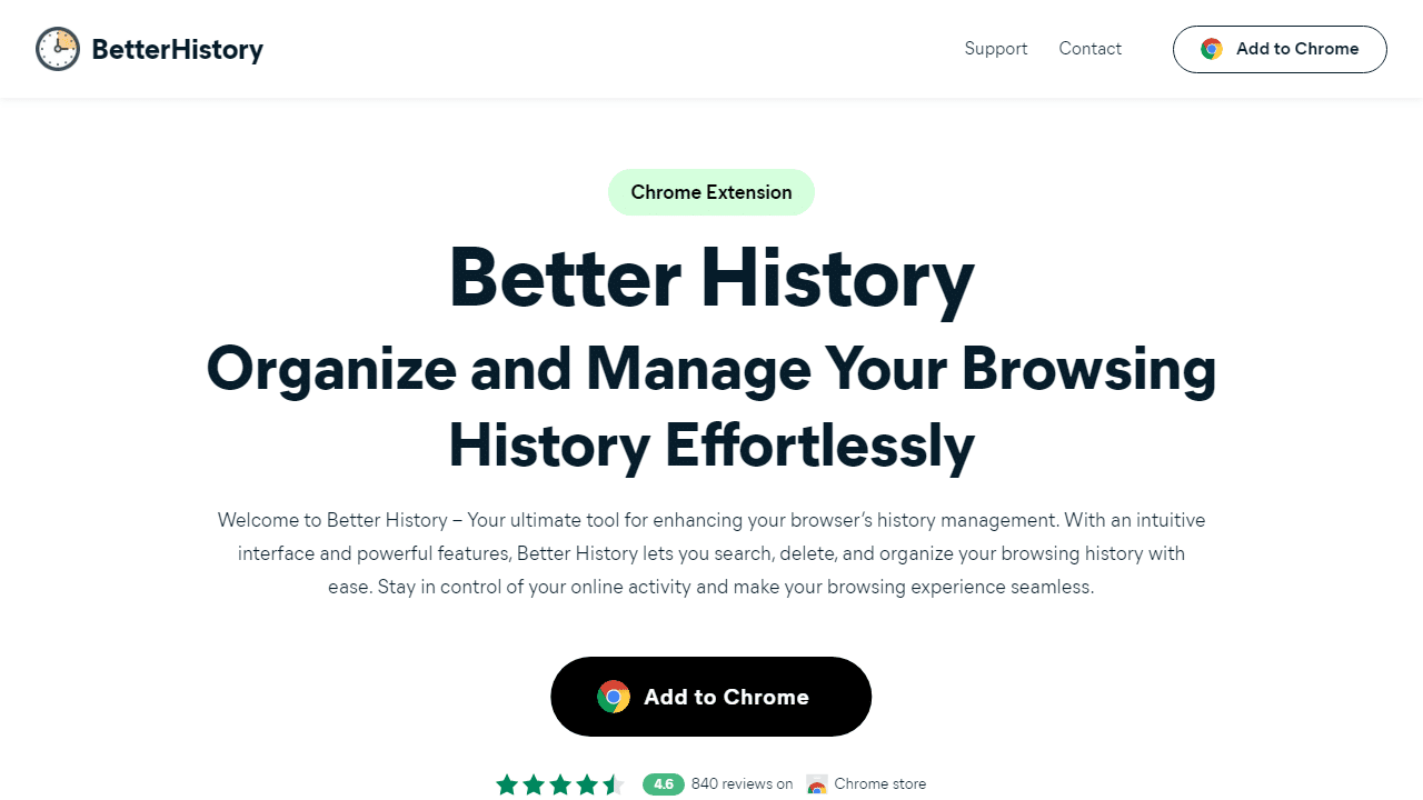 BetterHistory：智能浏览器历史管理新纪元，高级搜索与隐私保护的完美融合 - 理白嫖资源站-理白嫖资源站