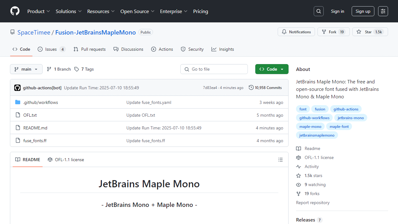 JetBrains Maple Mono：免费开源的下一代编程字体，极致可读性与智能体验 - 理白嫖资源站-理白嫖资源站