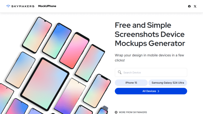 MockUPhone：免费在线设备模型生成器，一键制作专业级手机套壳图-理白嫖资源站