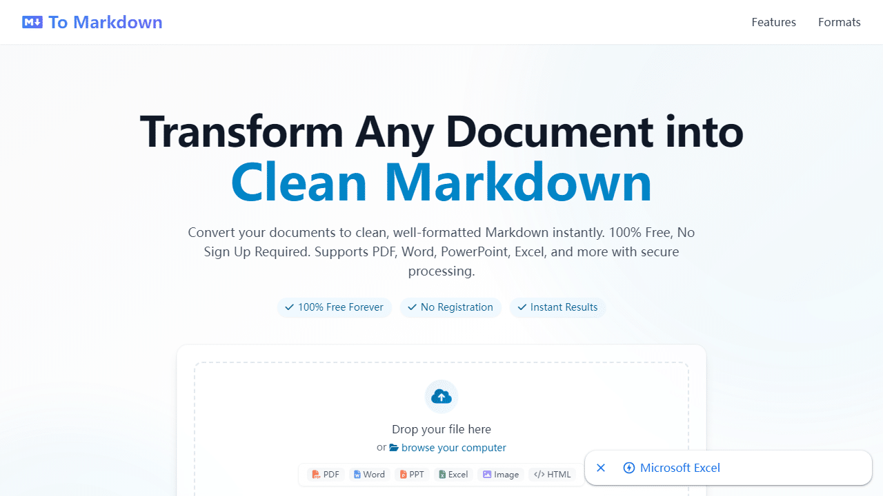 极速高效！告别格式困扰：To Markdown在线文档转Markdown工具终极指南 - 理白嫖资源站-理白嫖资源站