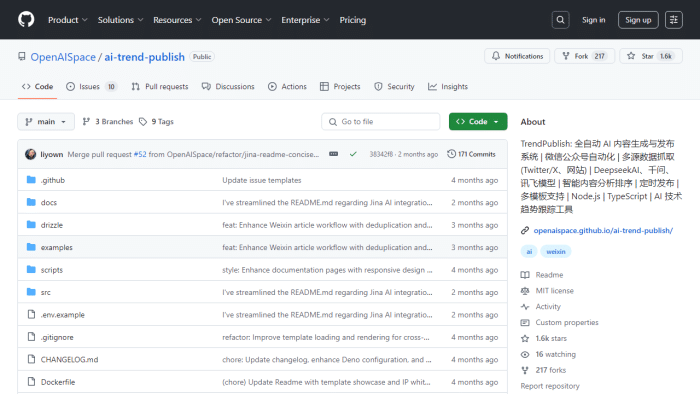 TrendPublish：微信公众号智能发布神器，AI驱动多源内容高效采集与自动化运营新范式-理白嫖资源站