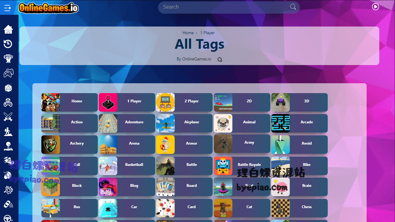 AllTags-OnlineGames.娱乐平台界面