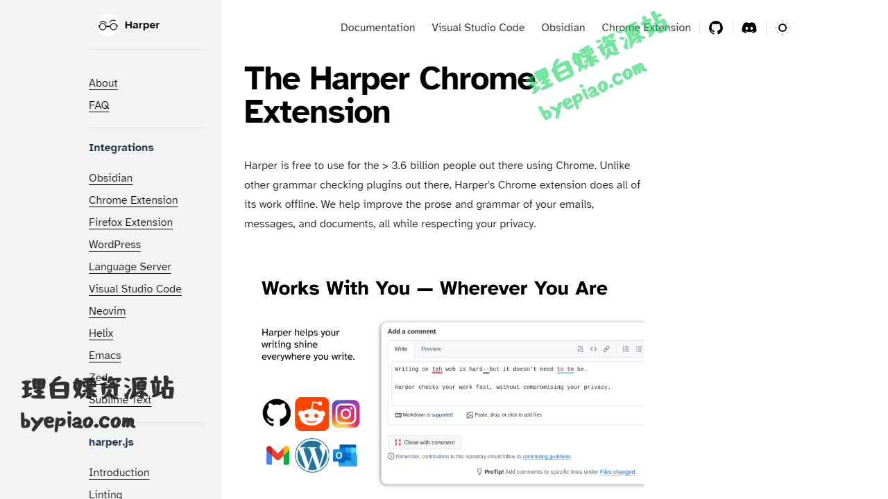 TheHarperChromeExten办公工具界面