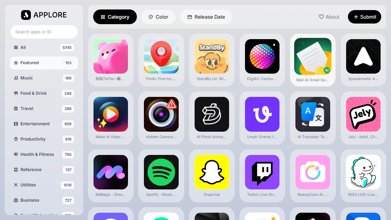 APPLORE：您的应用图标设计与配色分析终极利器！-理白嫖资源站