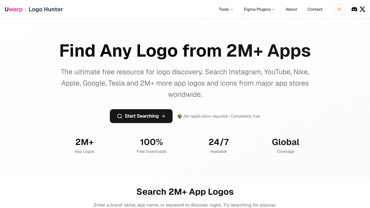 Figma设计师福音：Logo Hunter，一键解锁200万App Store图标的灵感宝库！-理白嫖资源站