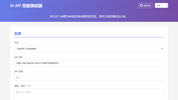 LLM API 性能测试利器：一站式对比 GPT-4、Gemini 大模型，优化您的AI应用！-理白嫖资源站