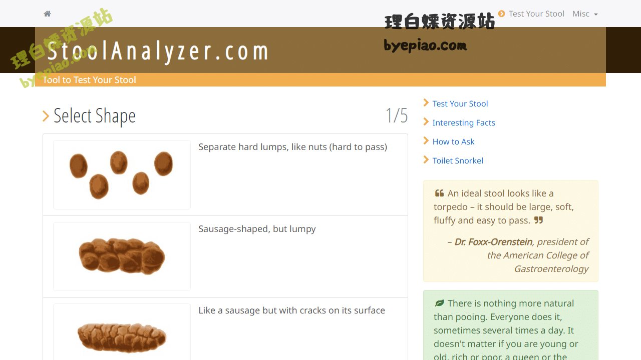 StoolAnalyzer实用工具界面