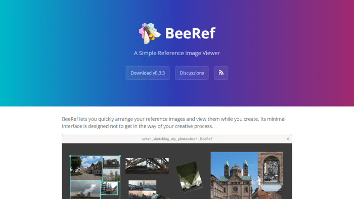 BeeRef：跨平台参考图管理利器，助你提升创作效率-理白嫖资源站