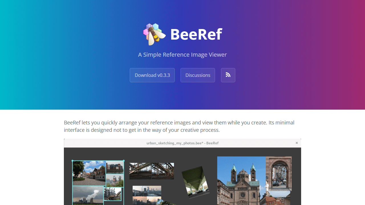 BeeRef：跨平台参考图管理利器，助你提升创作效率-理白嫖资源站