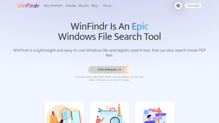 WinFindr：Windows文件搜索神器，告别低效，秒速查找文件、文件夹、PDF内容！-理白嫖资源站