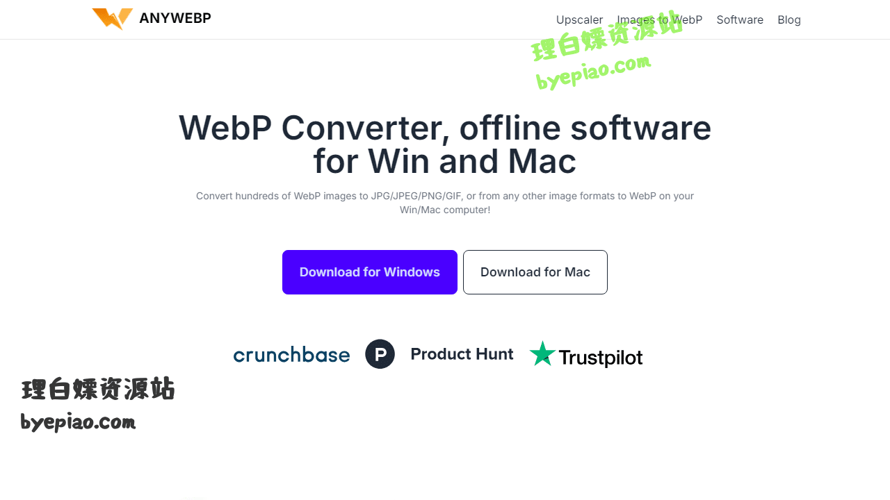AnyWebpP|WebPConvert转换工具界面