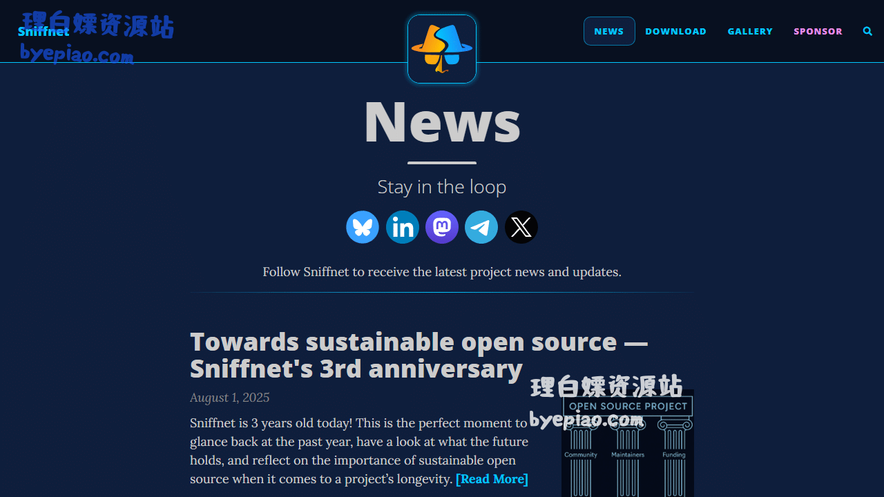 SniffnetNews实用工具界面