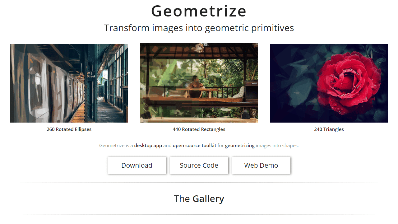 照片秒变艺术品!免费开源Geometrize:你的专属几何水彩画生成器,多格式导出惊艳效果-理白嫖资源站