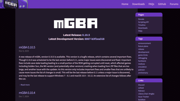 mGBA模拟器：多平台复古游戏利器，存档金手指功能助你重温经典！-理白嫖资源站